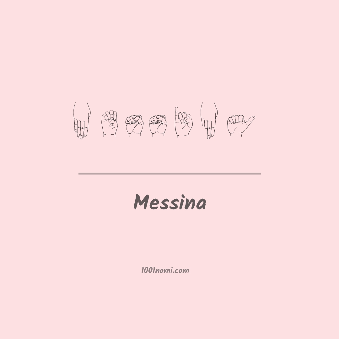 Messina nella lingua dei segni