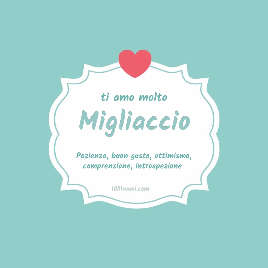 ti amo molto Migliaccio Ti amo molto Migliaccio