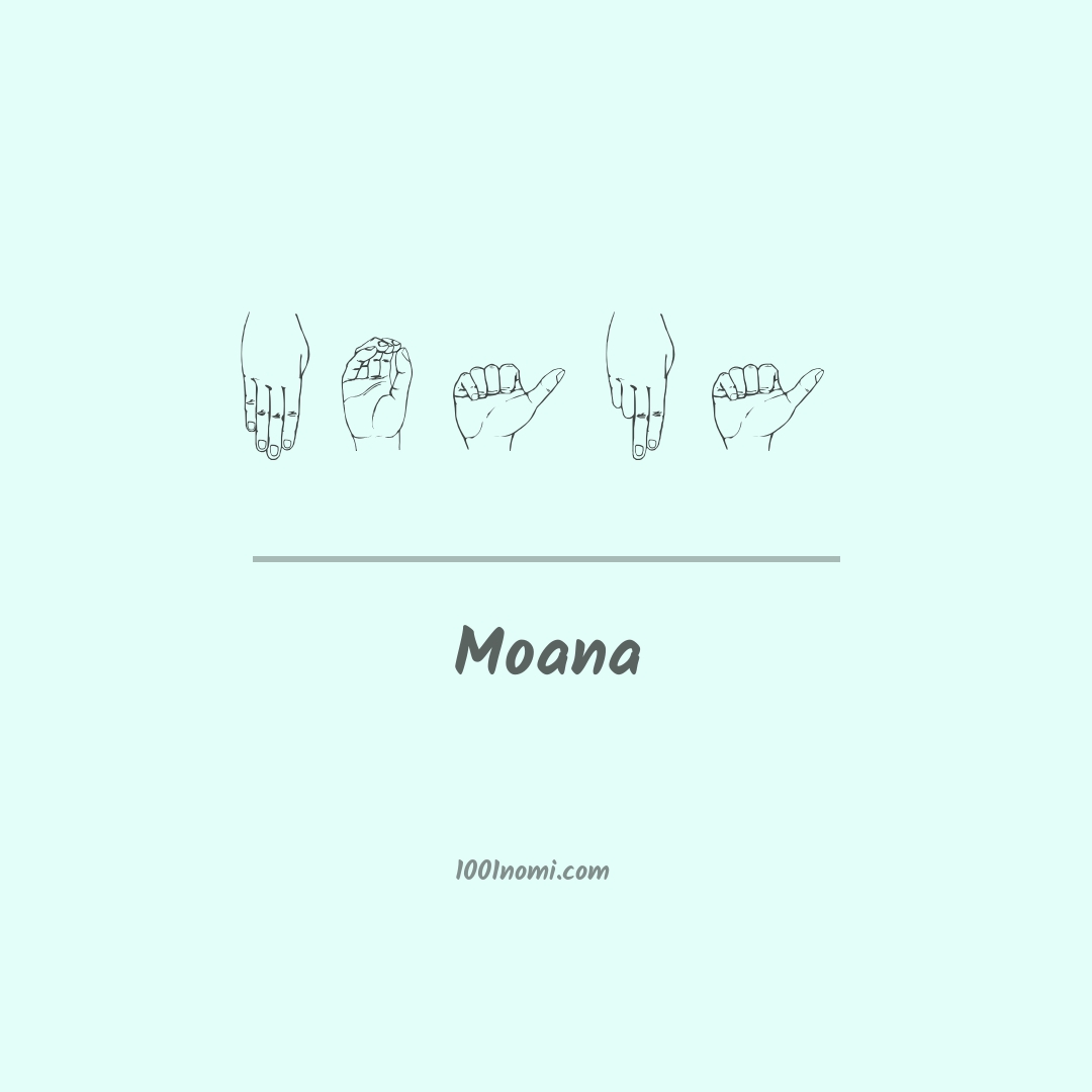 Moana nella lingua dei segni