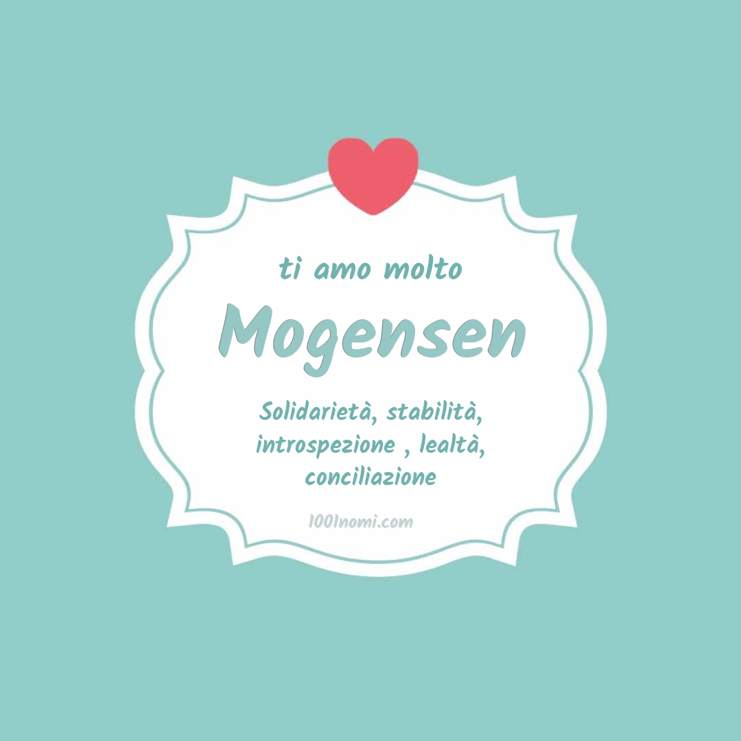 Ti amo molto Mogensen