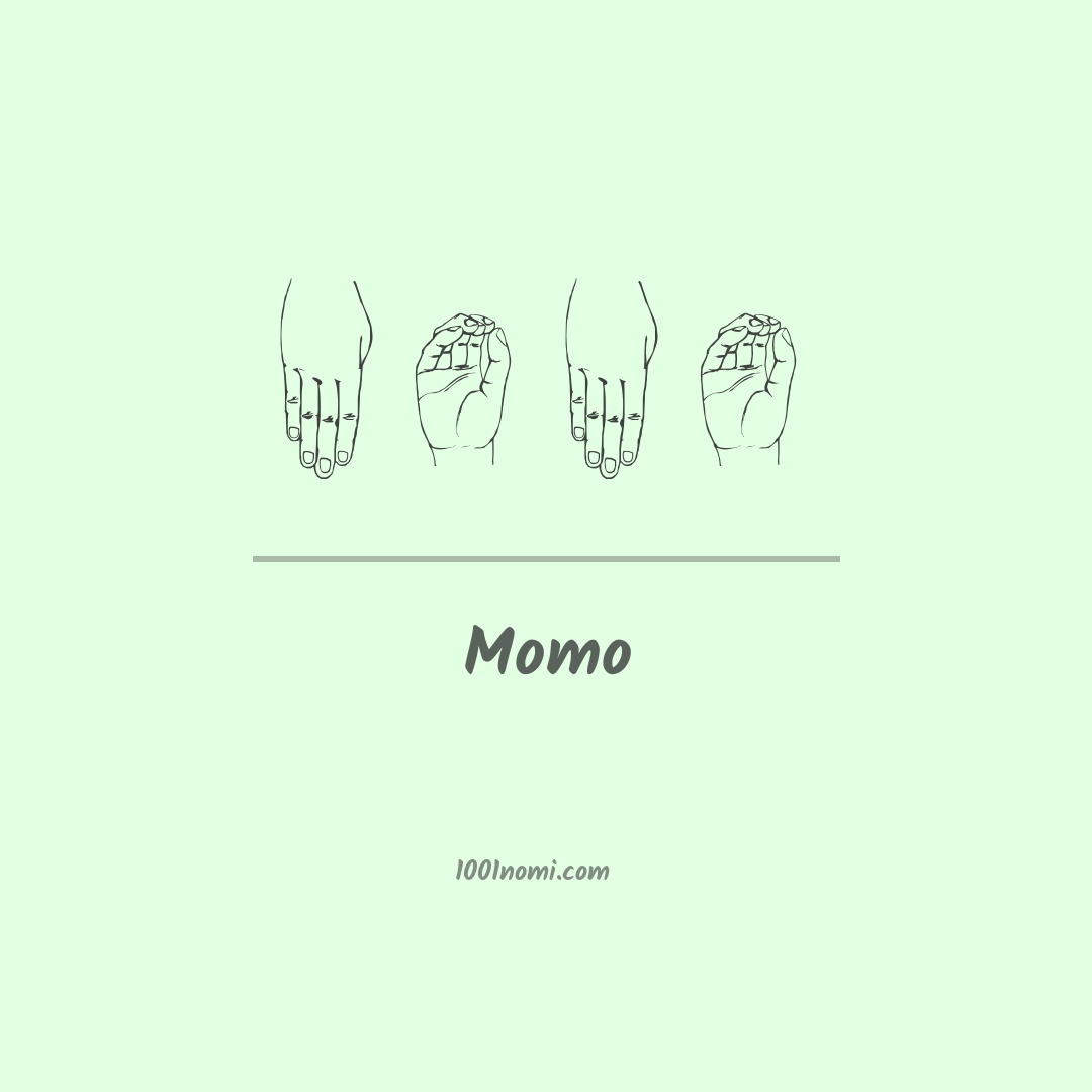 Momo nella lingua dei segni Momo nella lingua dei segni