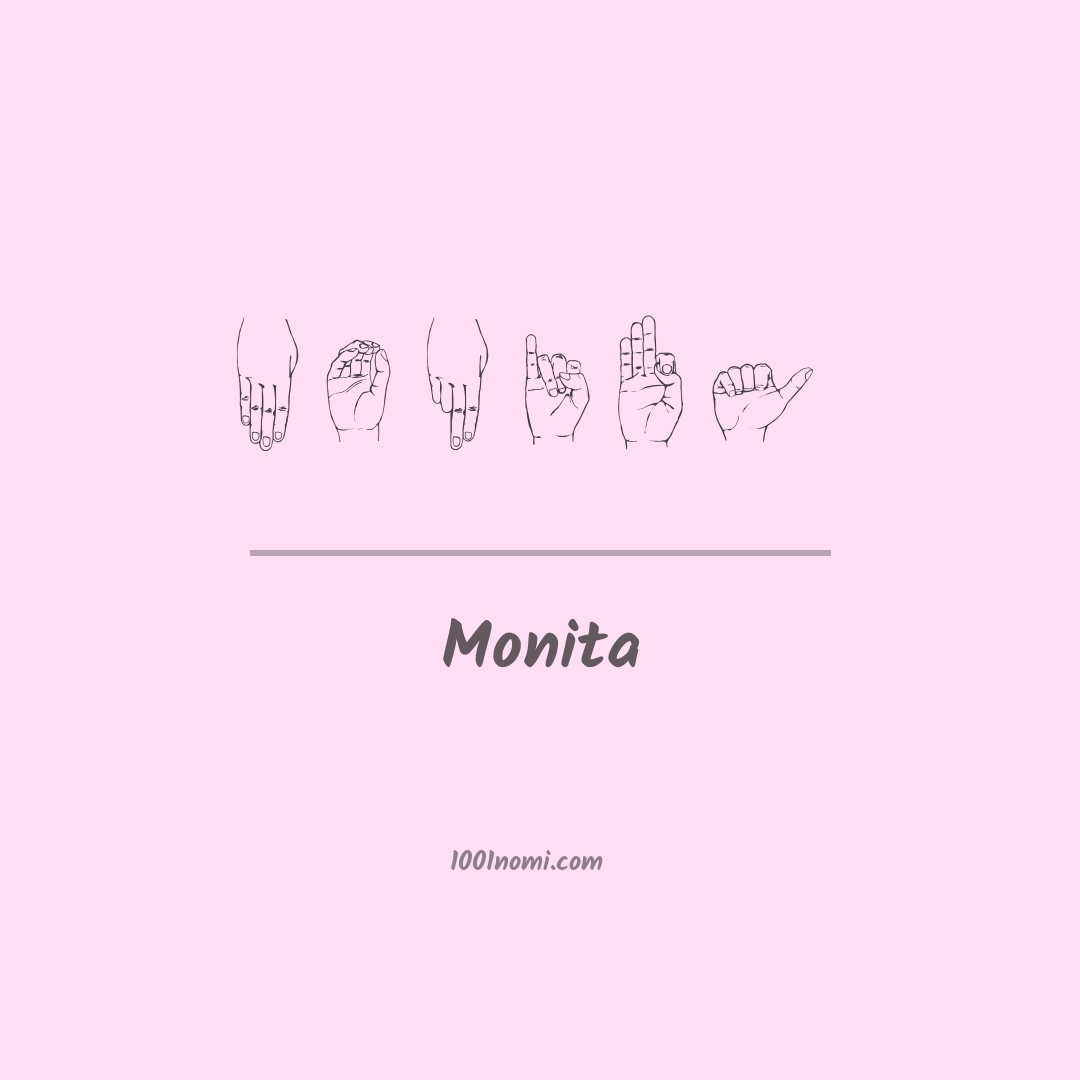 Monita nella lingua dei segni Monita nella lingua dei segni