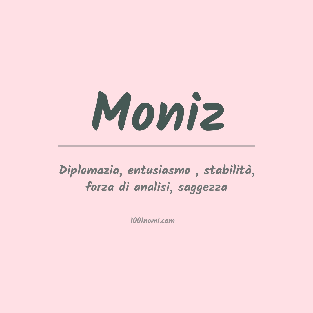 Significato del nome Moniz