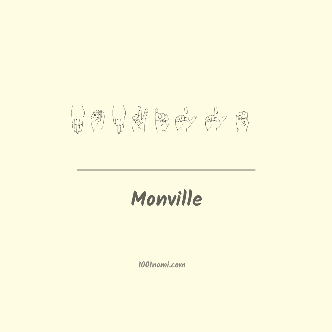 Monville nella lingua dei segni