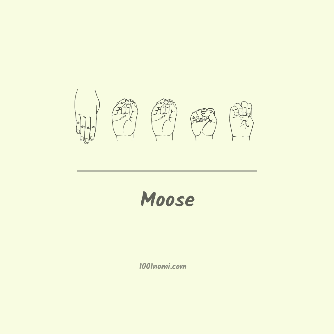 Moose nella lingua dei segni