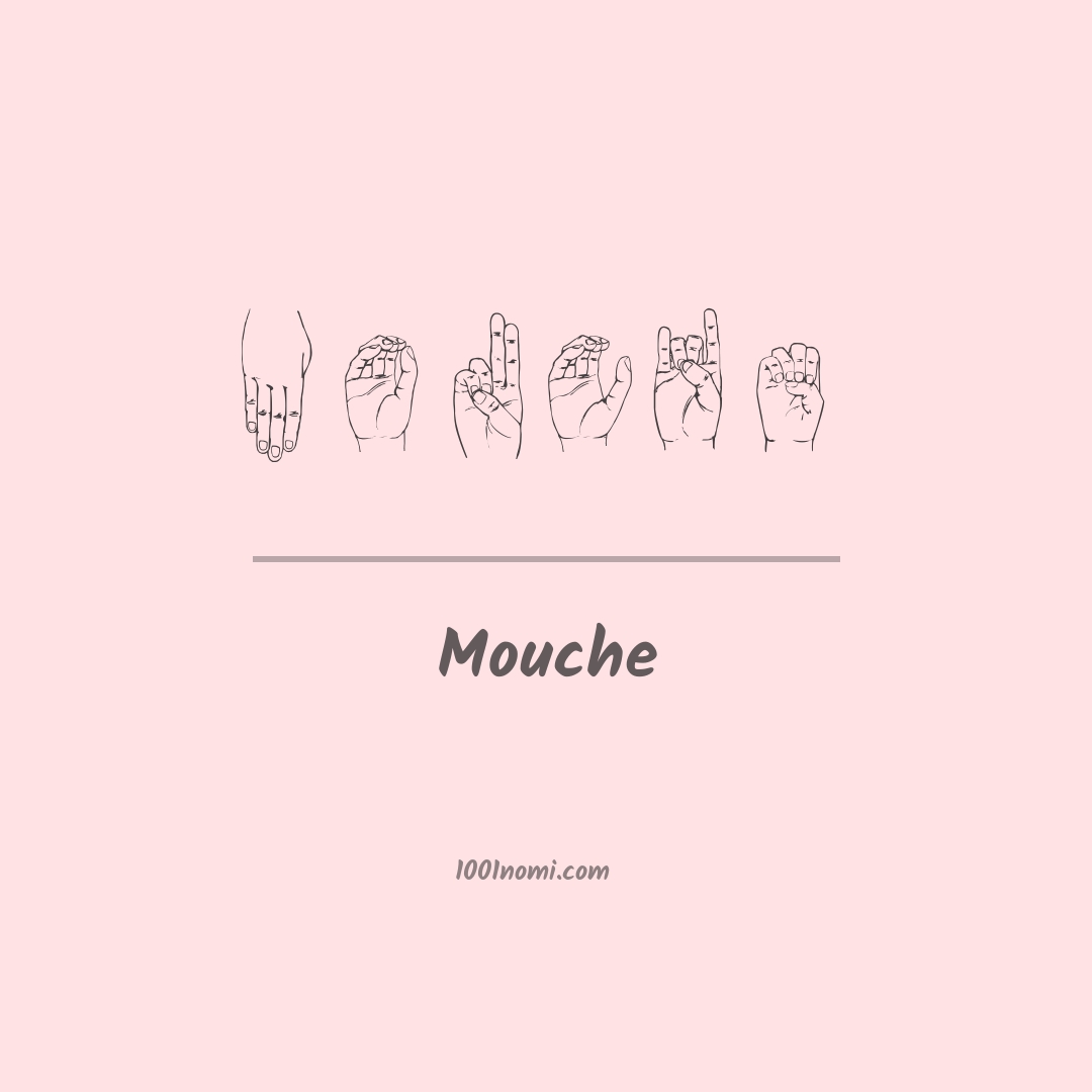Mouche nella lingua dei segni Mouche nella lingua dei segni