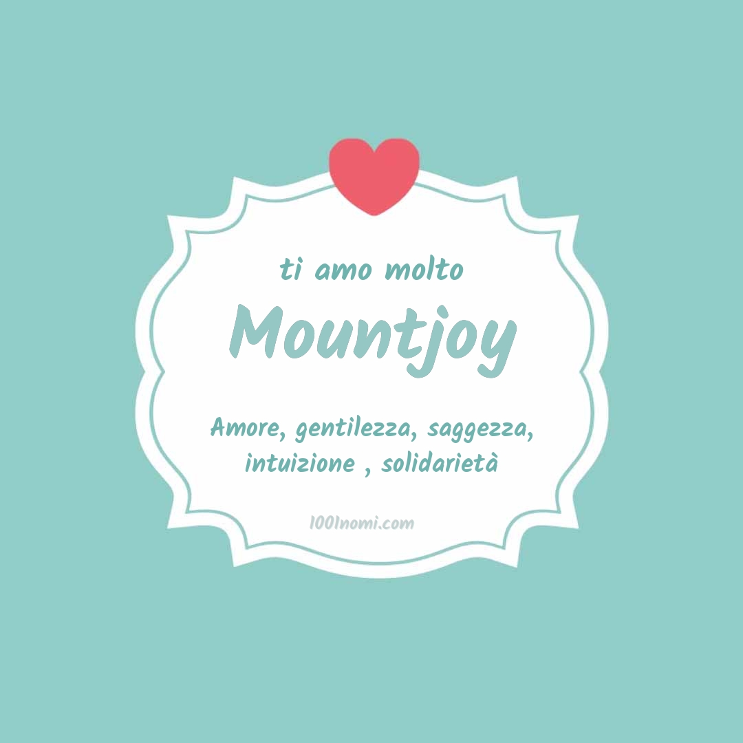 ti amo molto Mountjoy Ti amo molto Mountjoy
