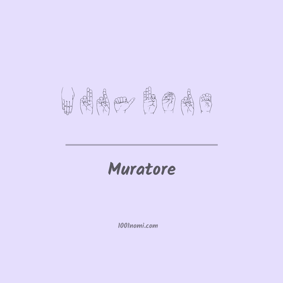 Muratore nella lingua dei segni Muratore nella lingua dei segni