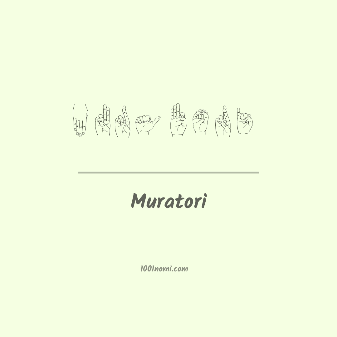 Muratori nella lingua dei segni Muratori nella lingua dei segni