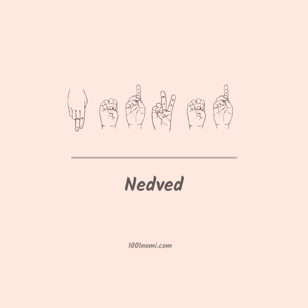 Nedved nella lingua dei segni