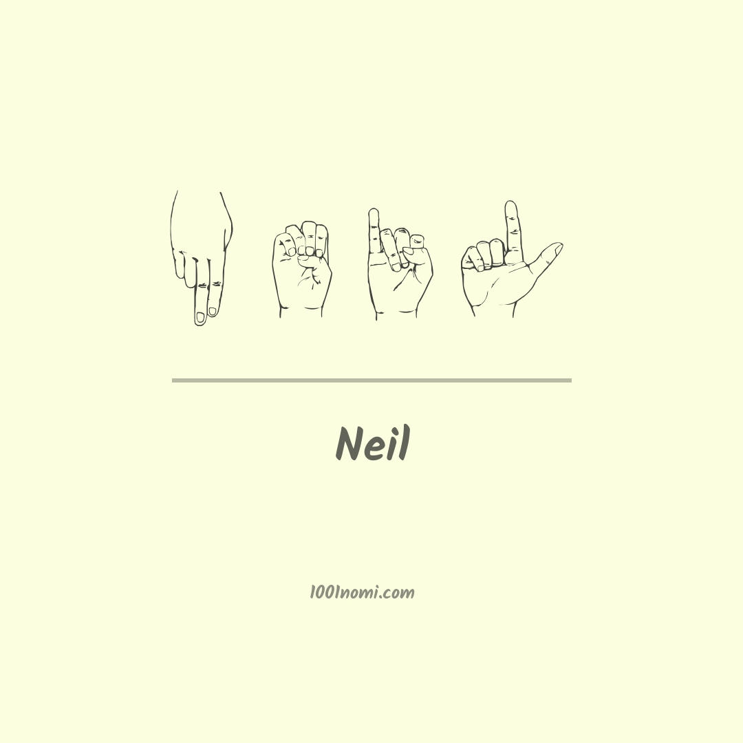 Neil nella lingua dei segni