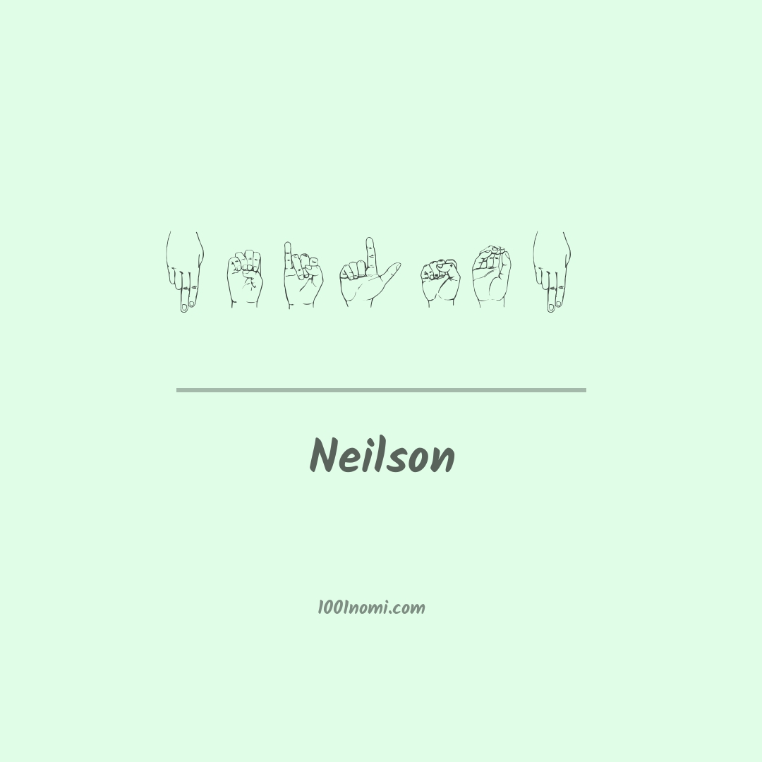 Neilson nella lingua dei segni