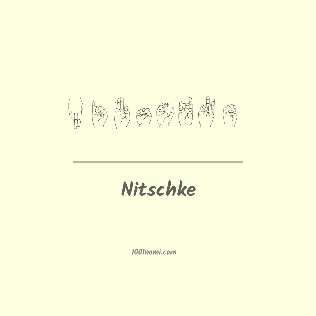 Nitschke nella lingua dei segni Nitschke nella lingua dei segni