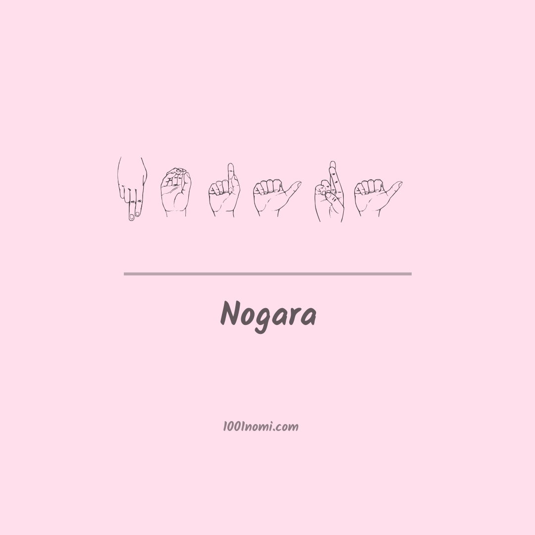 Nogara nella lingua dei segni Nogara nella lingua dei segni