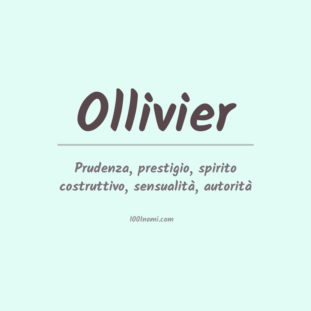 Significato del nome Ollivier
