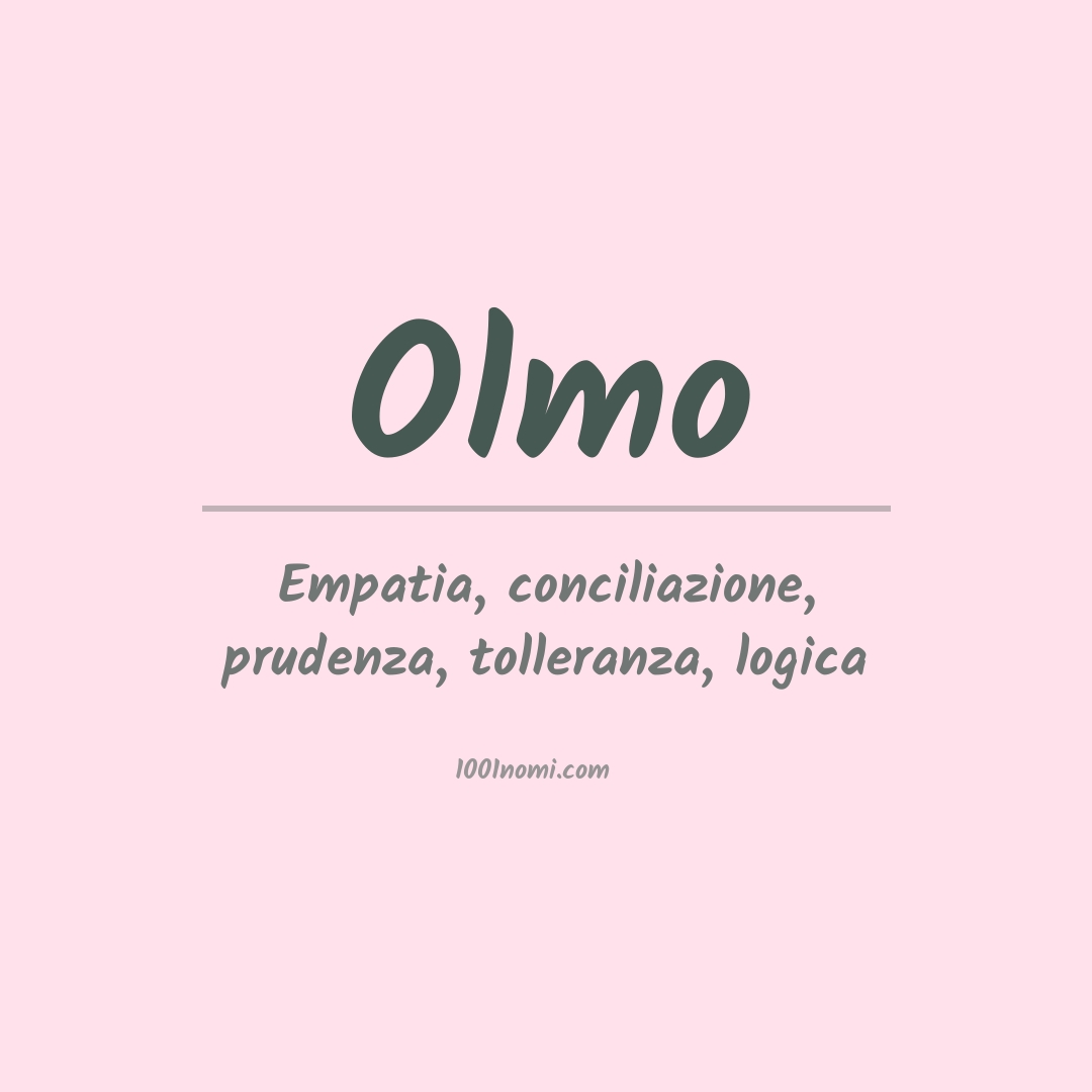 Significato del nome Olmo