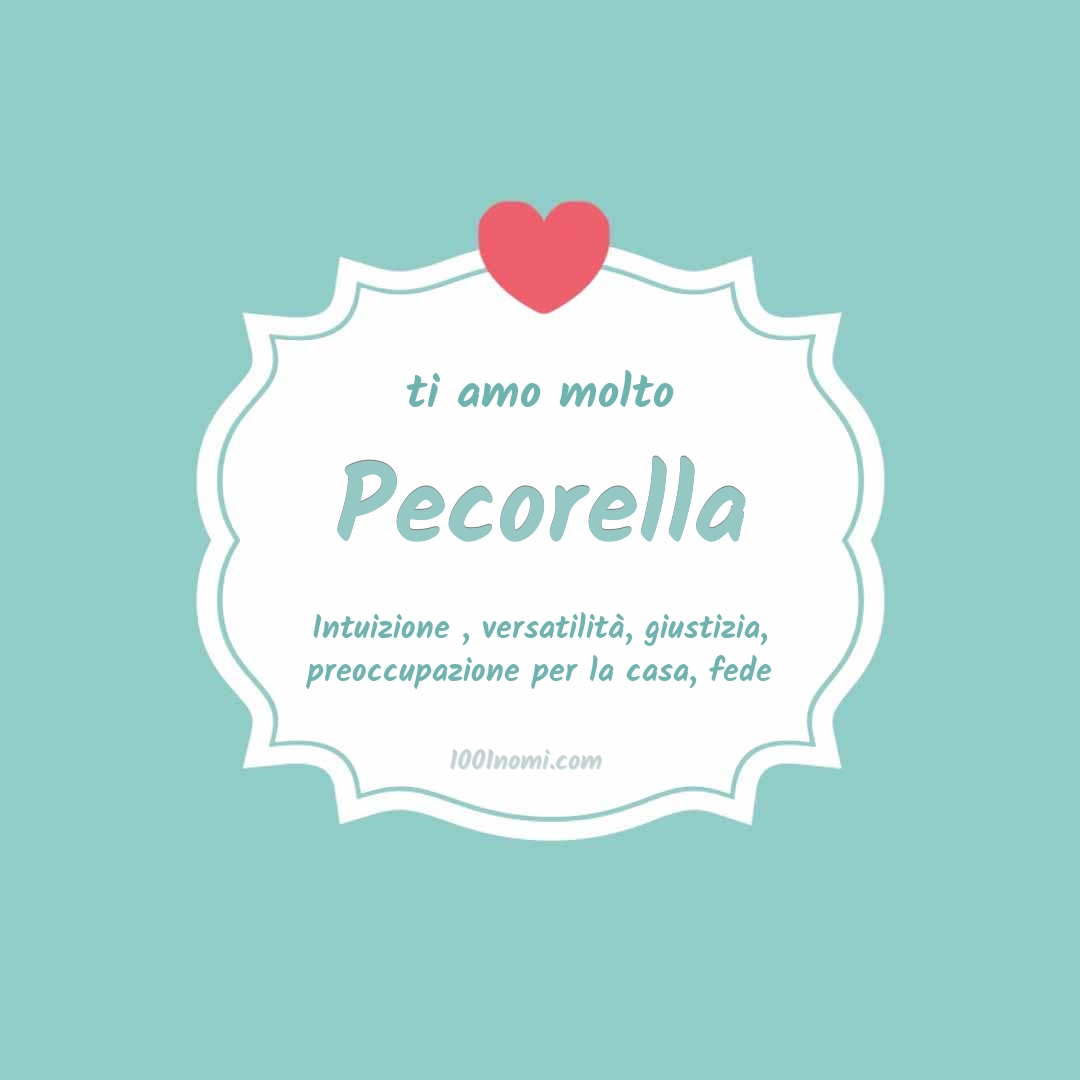 ti amo molto Pecorella Ti amo molto Pecorella