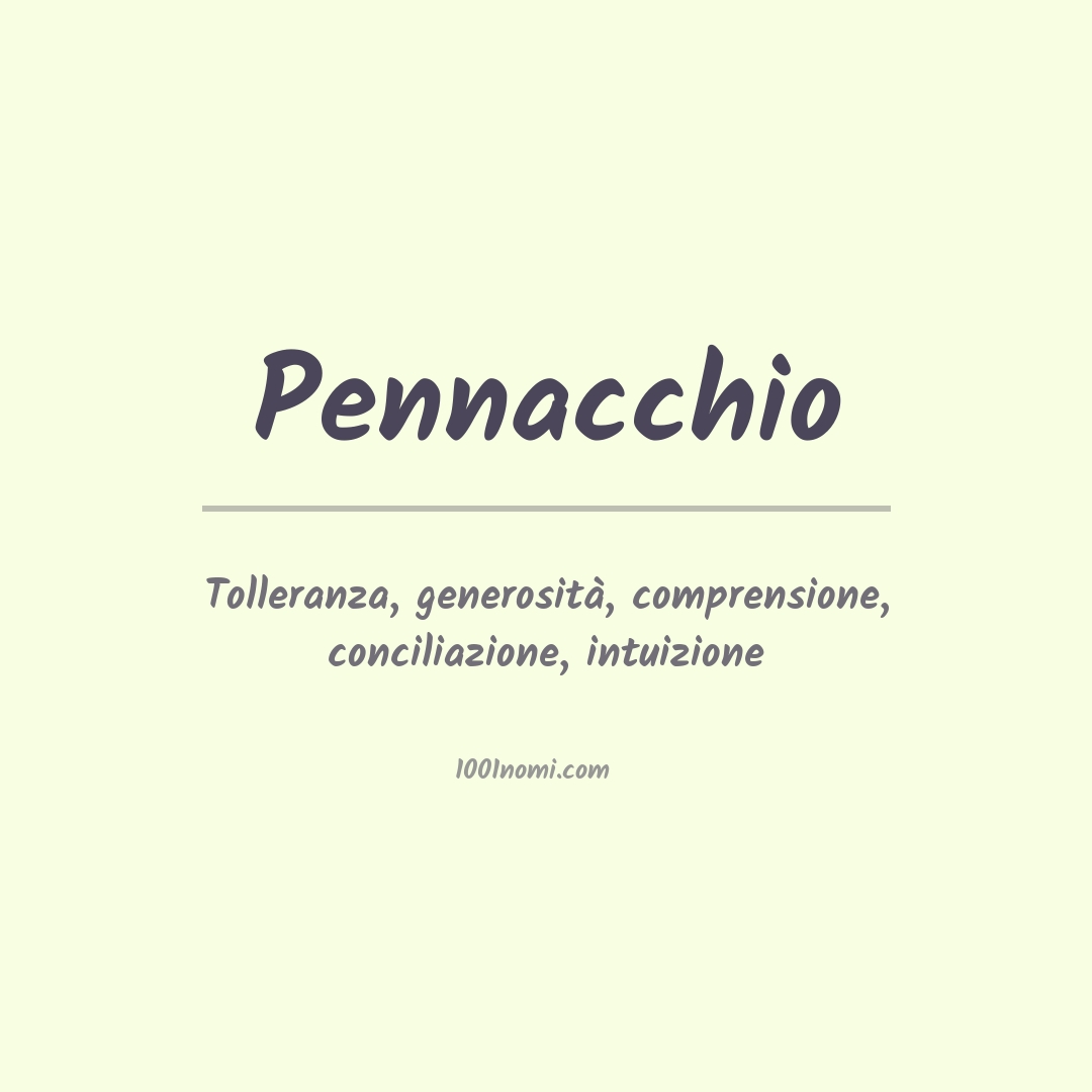 Significato del nome Pennacchio Significato del nome Pennacchio