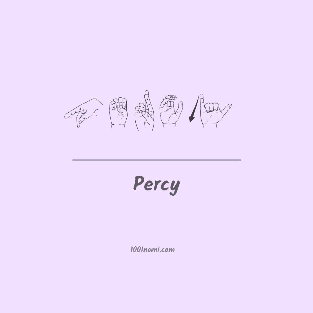 Percy nella lingua dei segni
