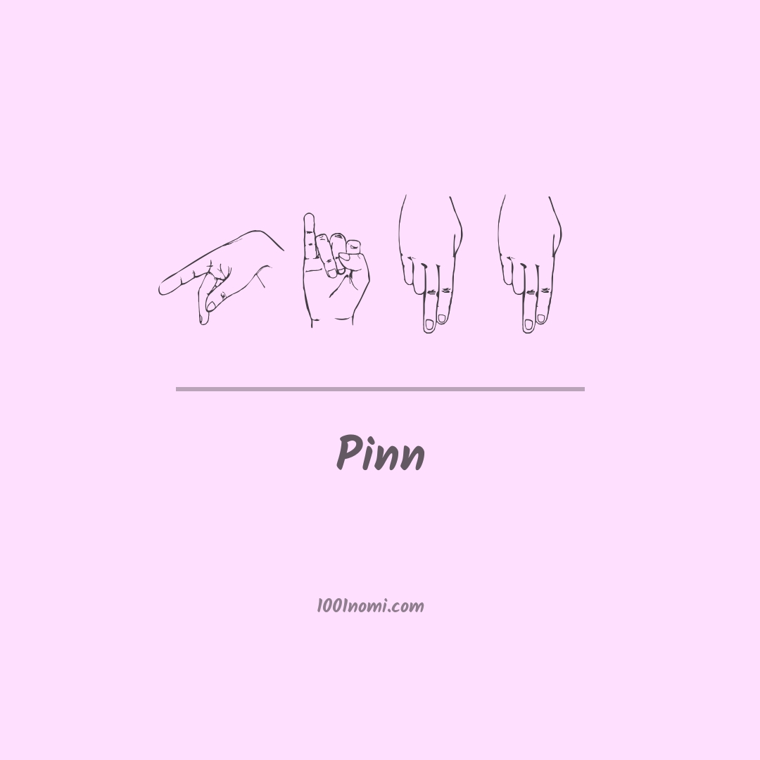 Pinn nella lingua dei segni