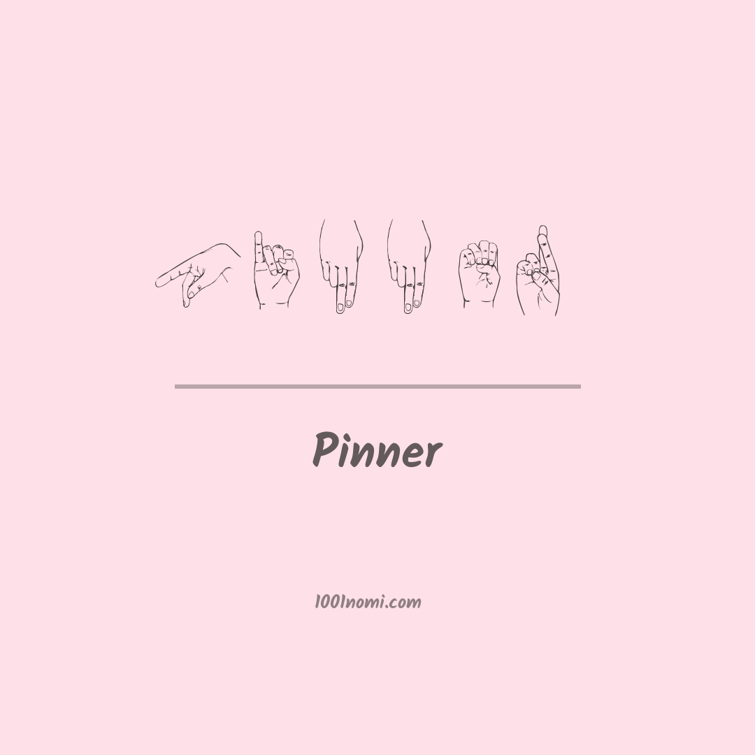 Pinner nella lingua dei segni