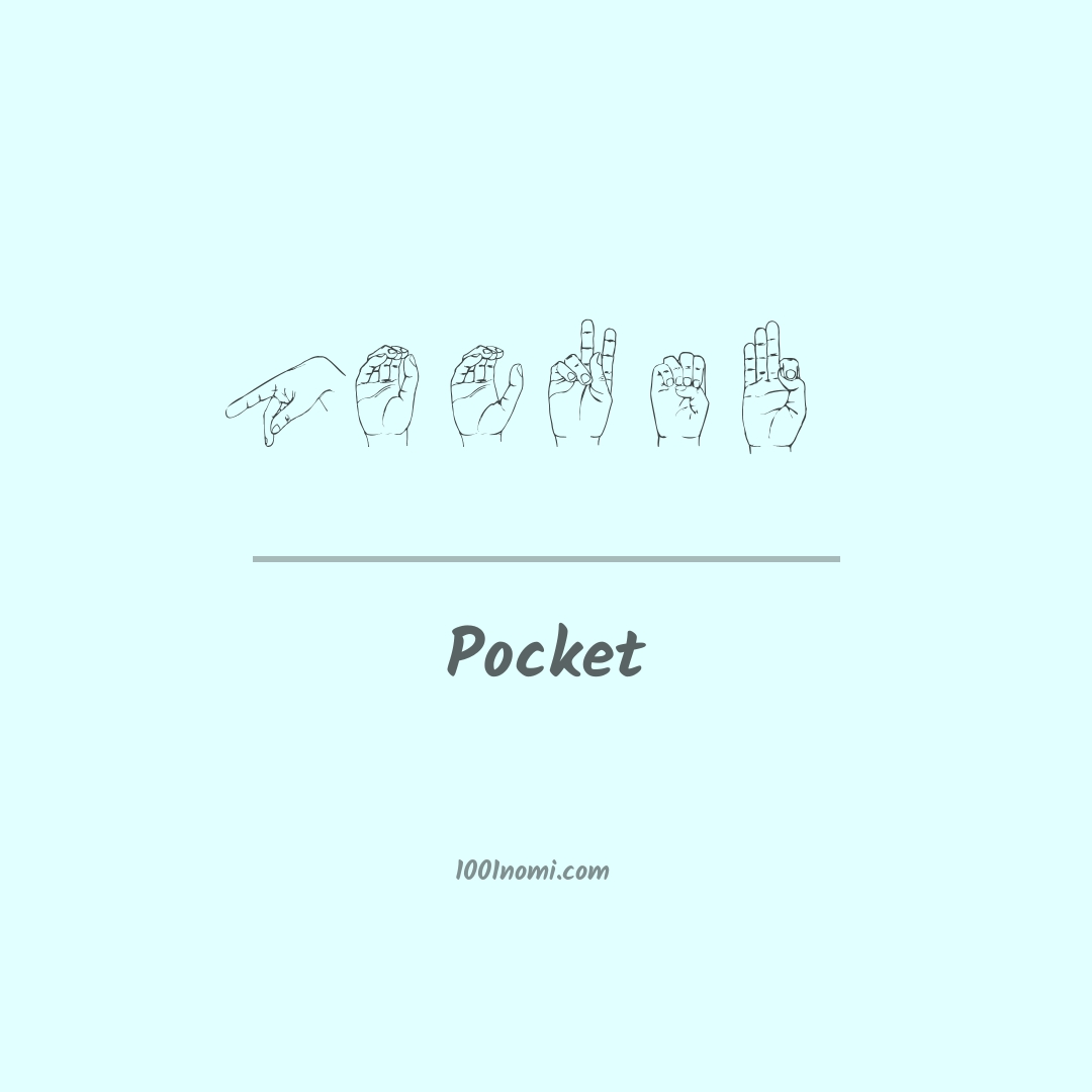 Pocket nella lingua dei segni
