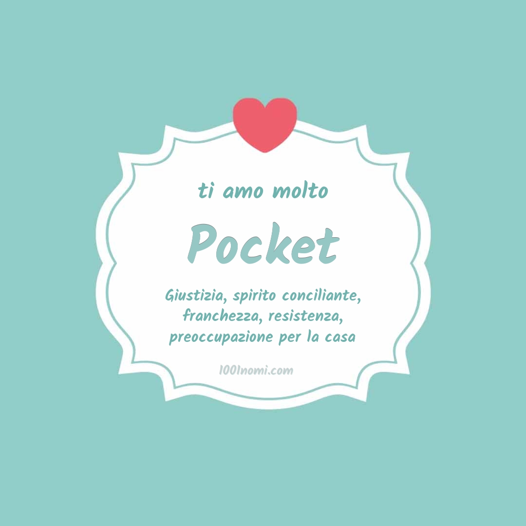 Ti amo molto Pocket