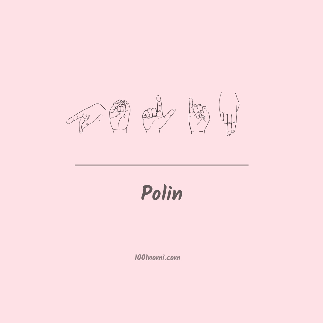 Polin nella lingua dei segni