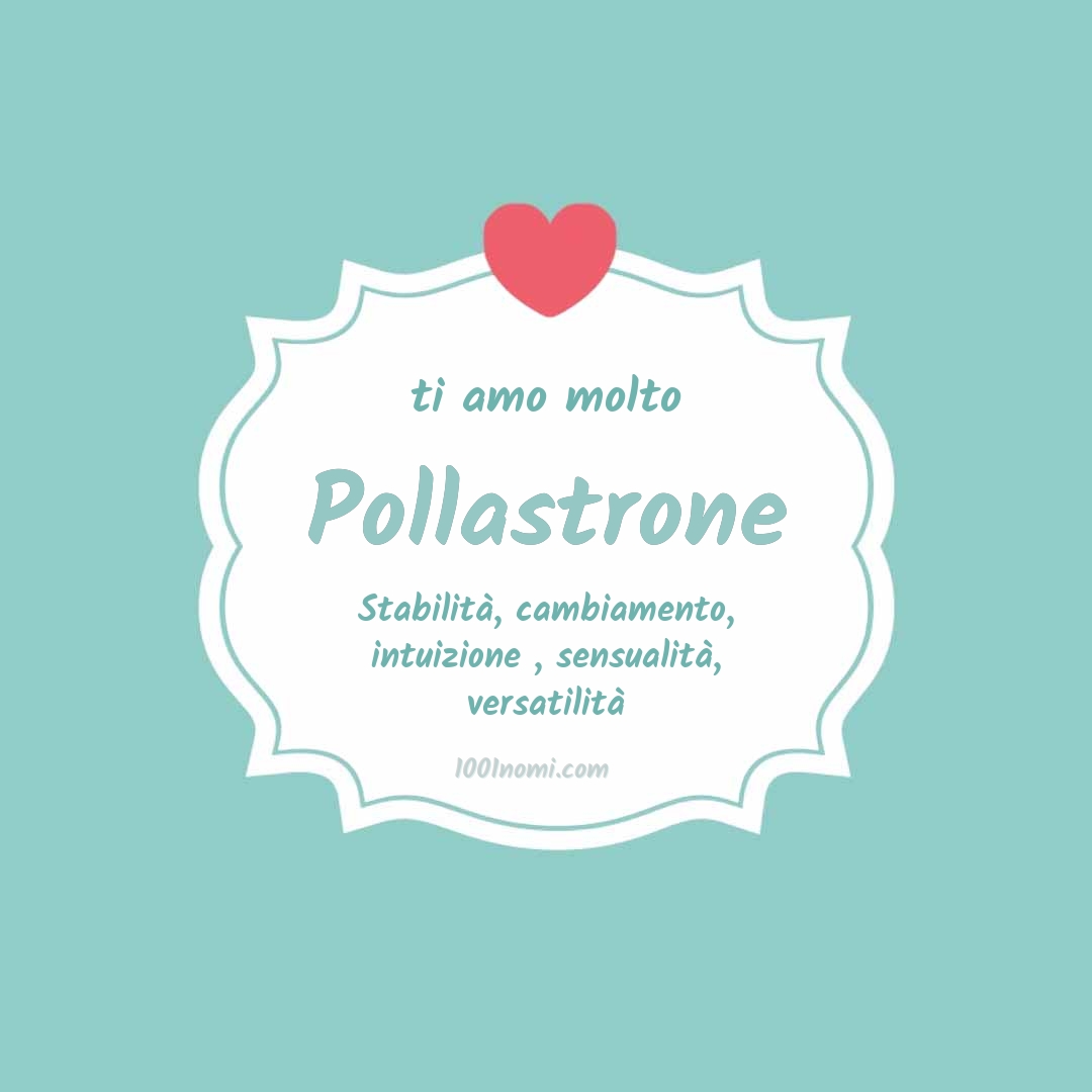 Ti amo molto Pollastrone