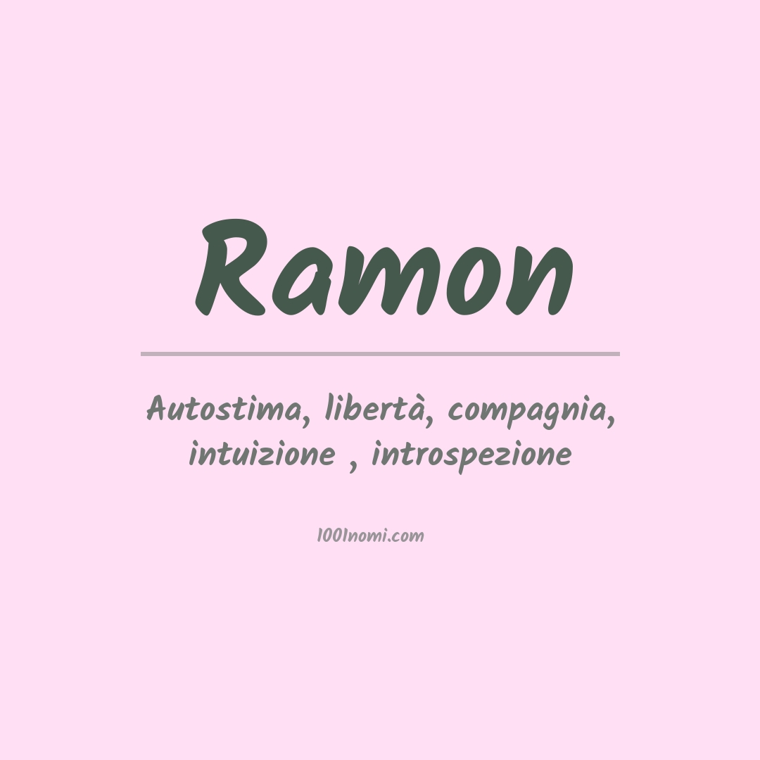 Significato del nome Ramon