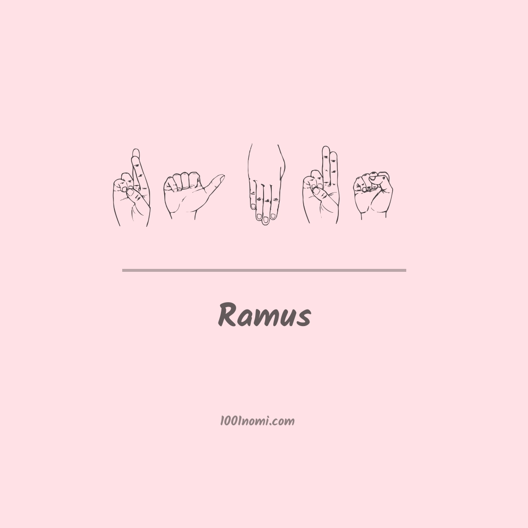 Ramus nella lingua dei segni