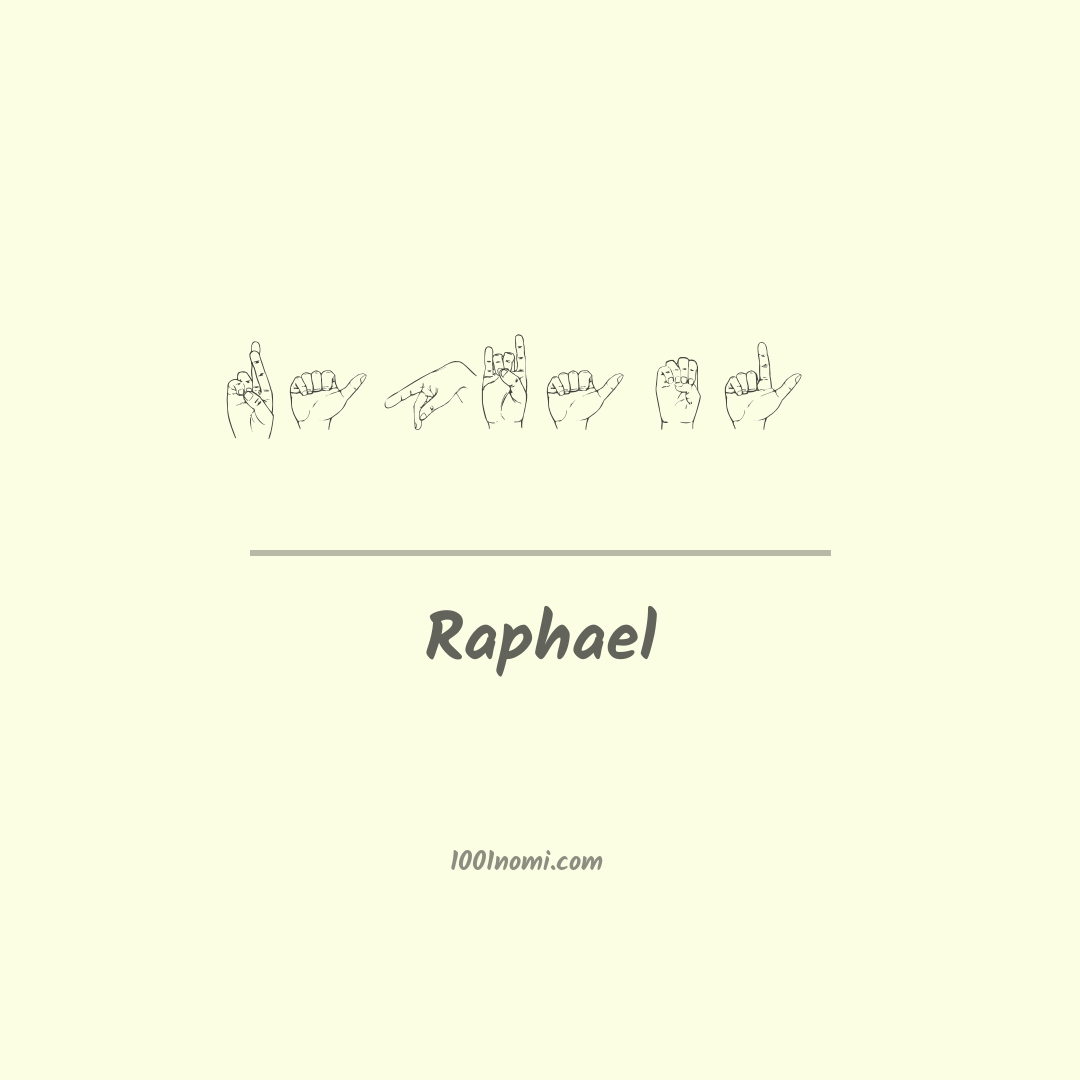Raphael nella lingua dei segni