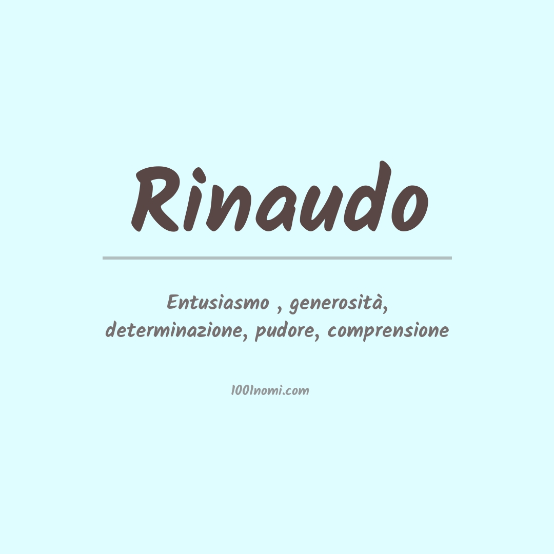 Significato del nome Rinaudo