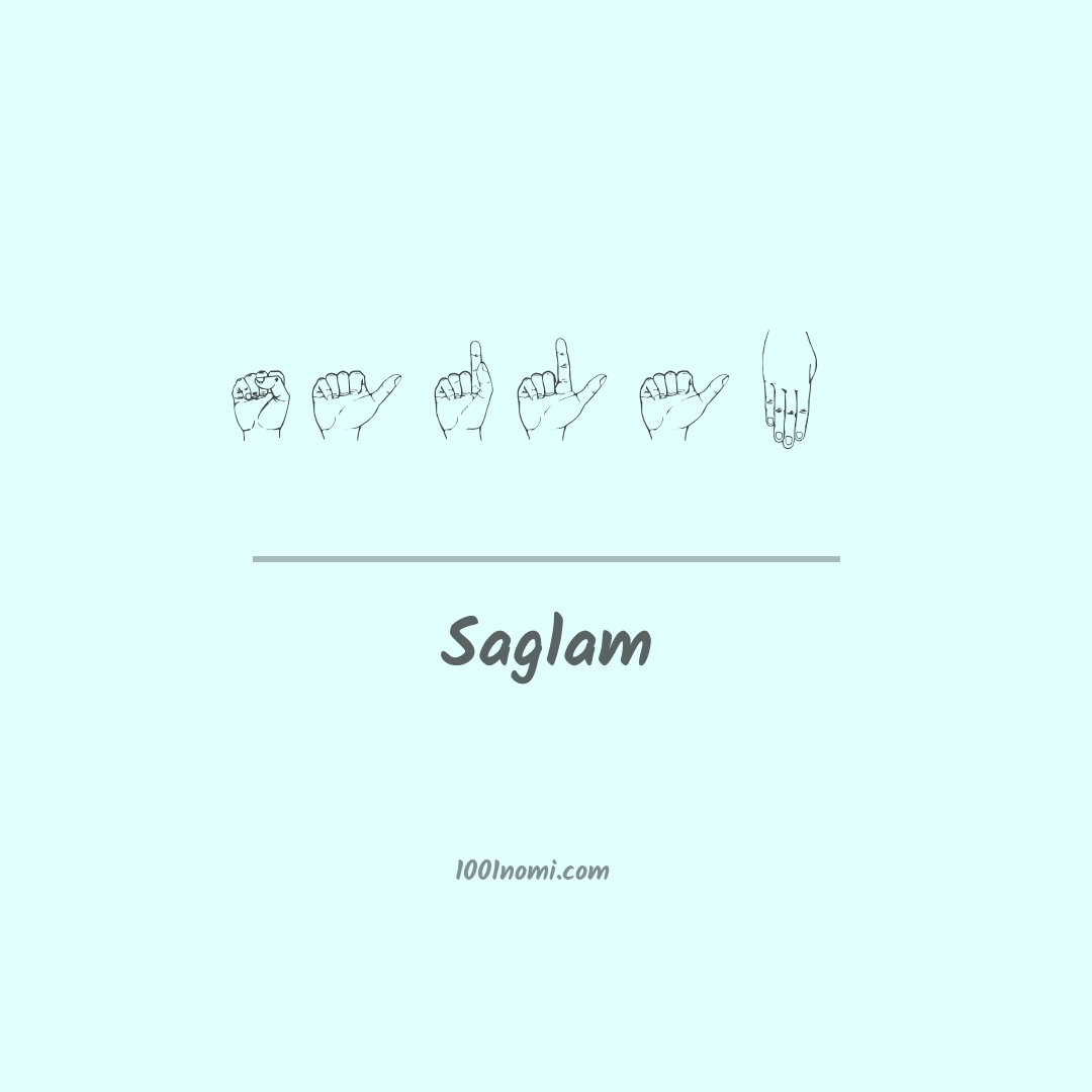 Saglam nella lingua dei segni