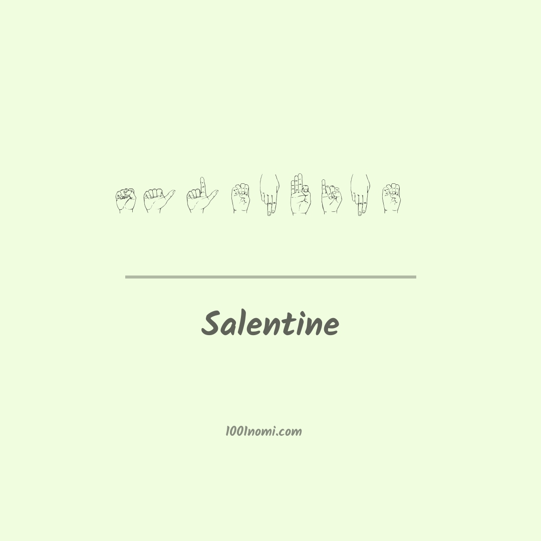 Salentine nella lingua dei segni