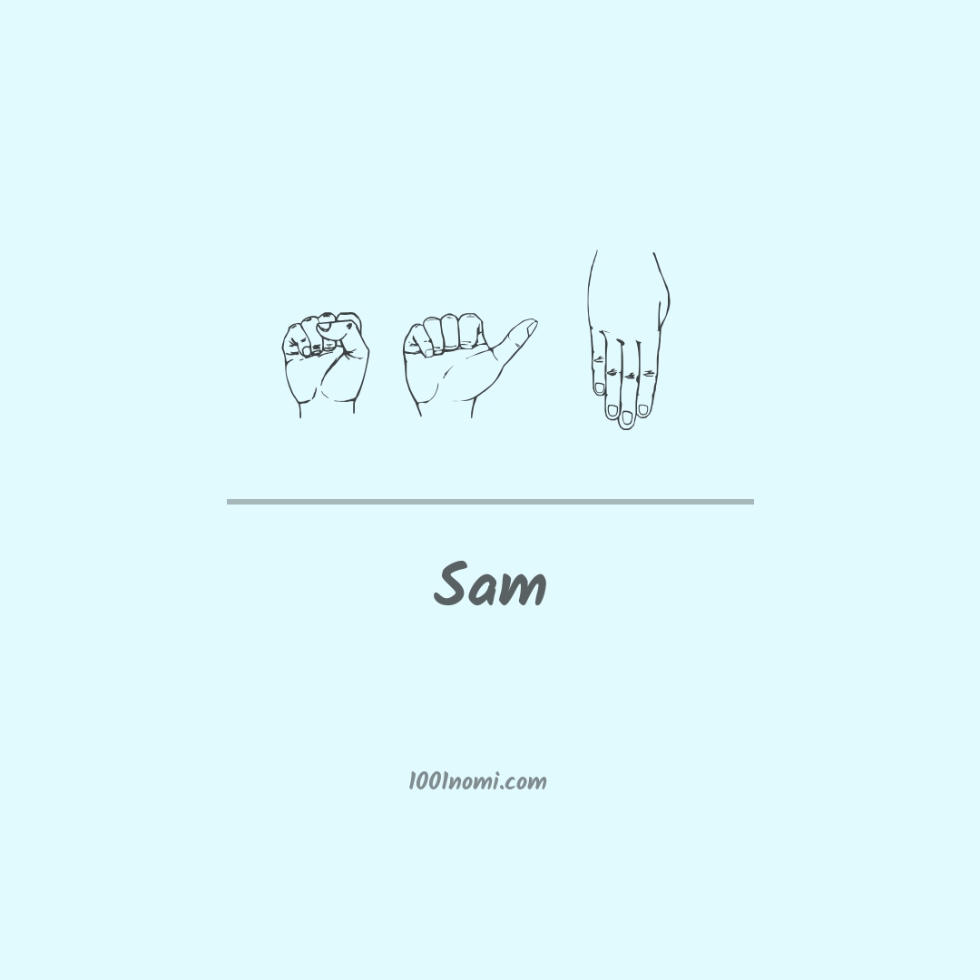 Sam nella lingua dei segni