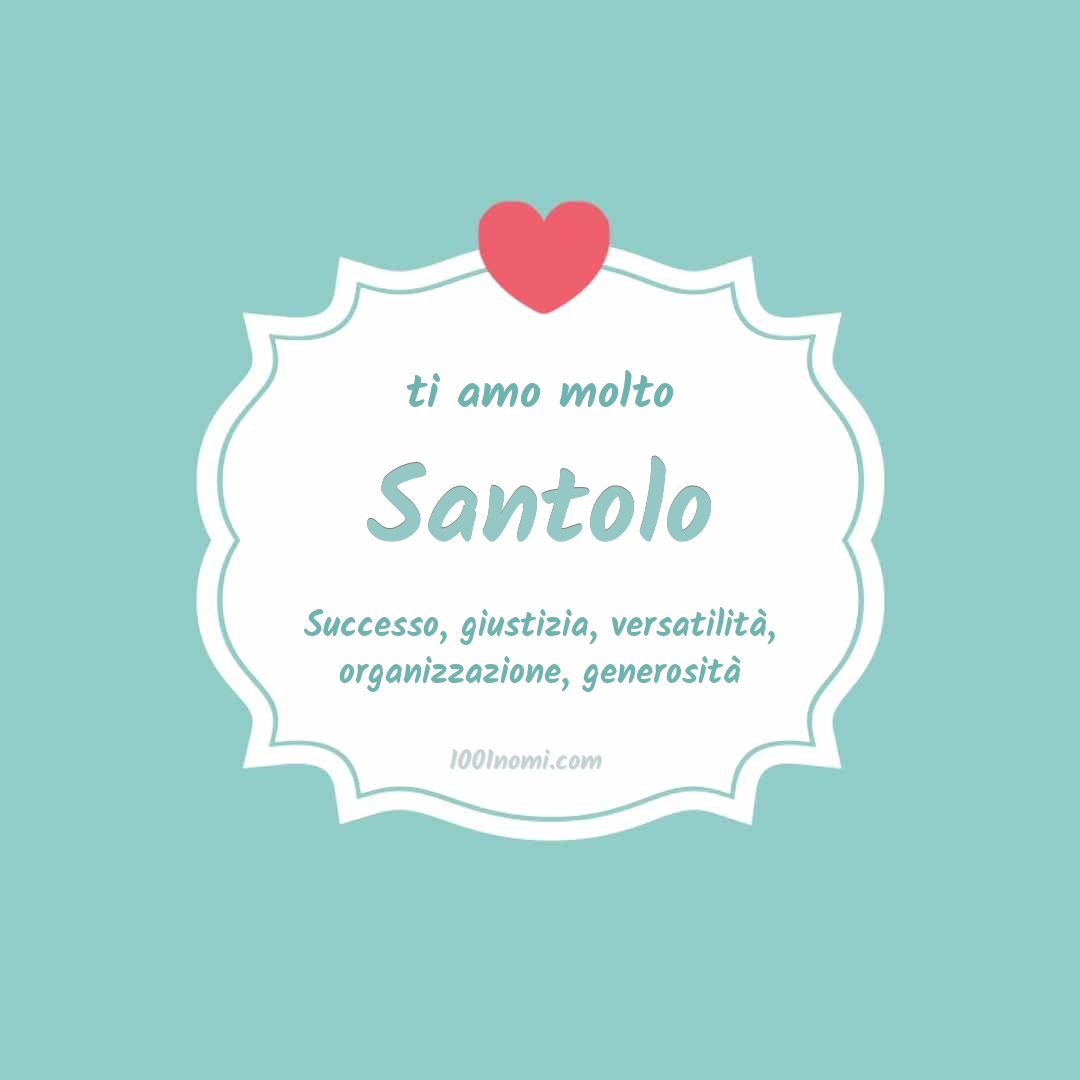 ti amo molto Santolo Ti amo molto Santolo