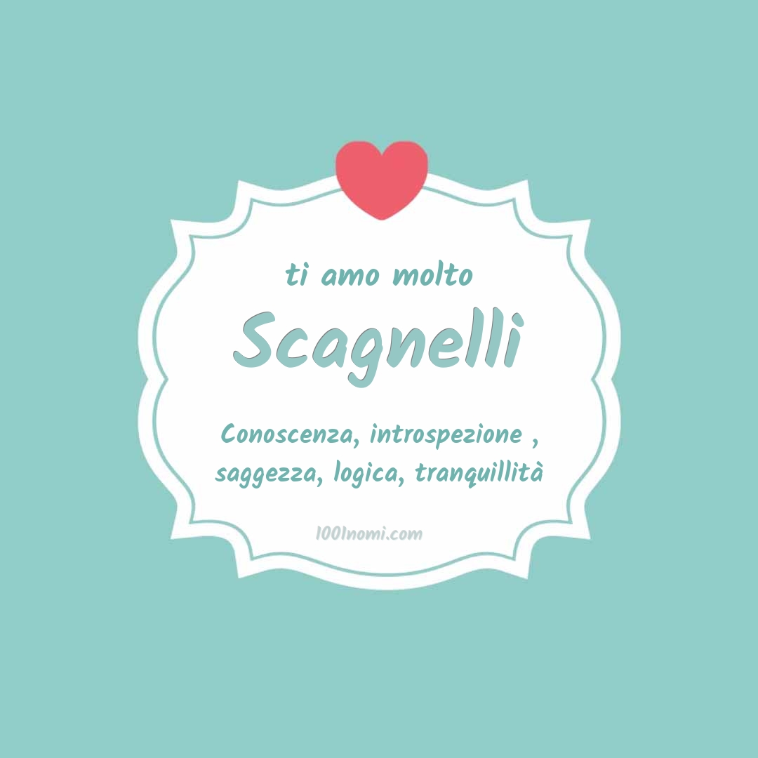 ti amo molto Scagnelli Ti amo molto Scagnelli