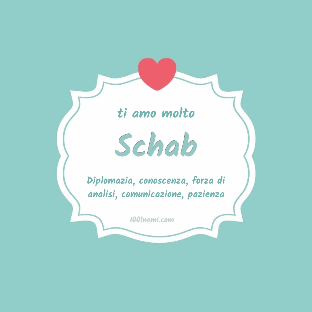 ti amo molto Schab Ti amo molto Schab