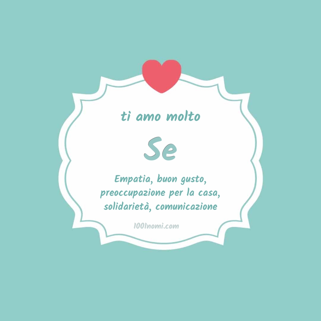 Ti amo molto Se Ti amo molto Se