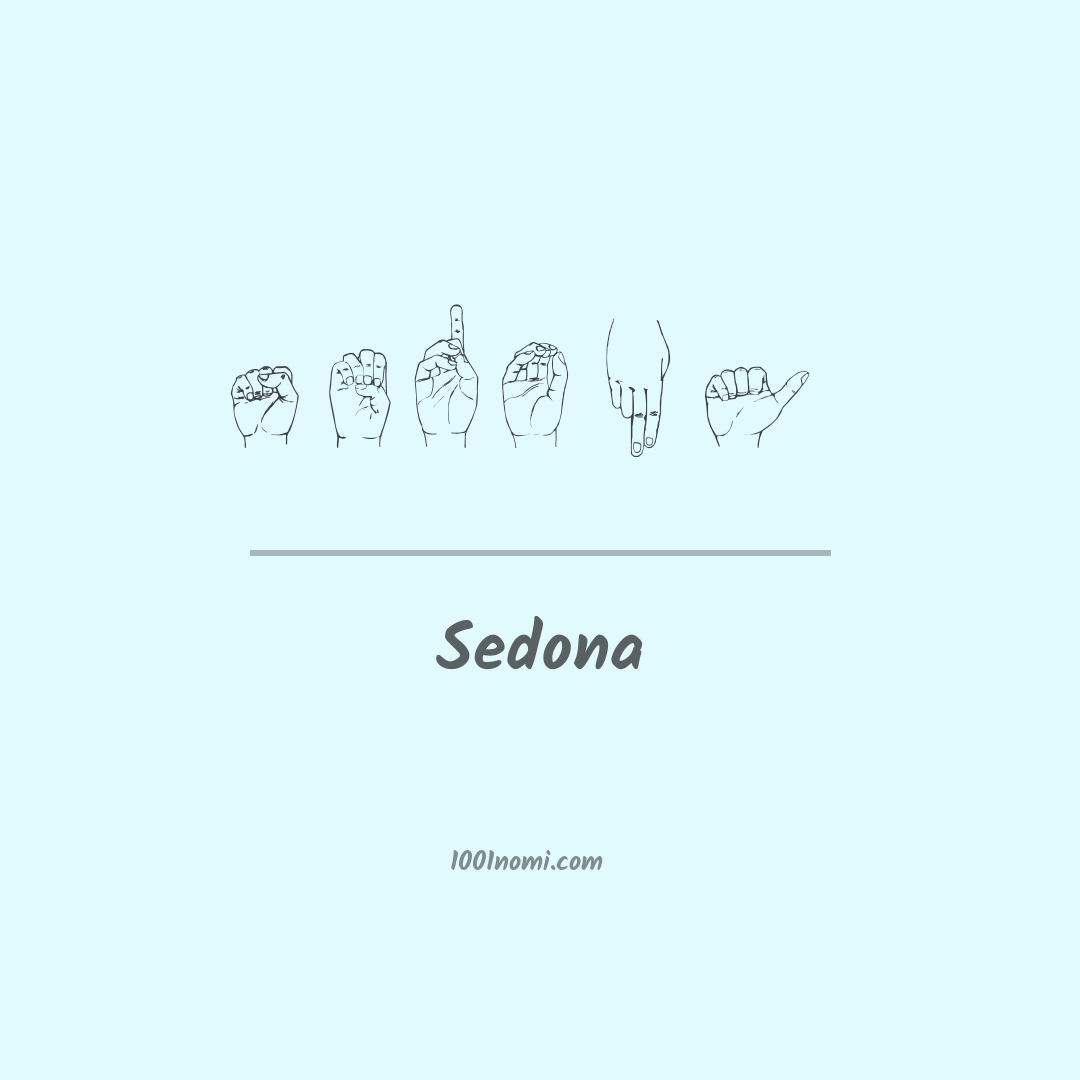 Sedona nella lingua dei segni