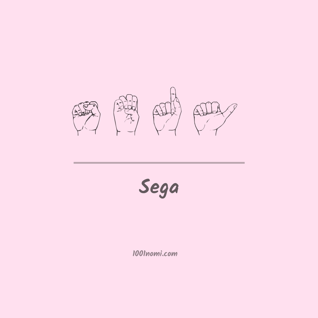 Sega nella lingua dei segni Sega nella lingua dei segni