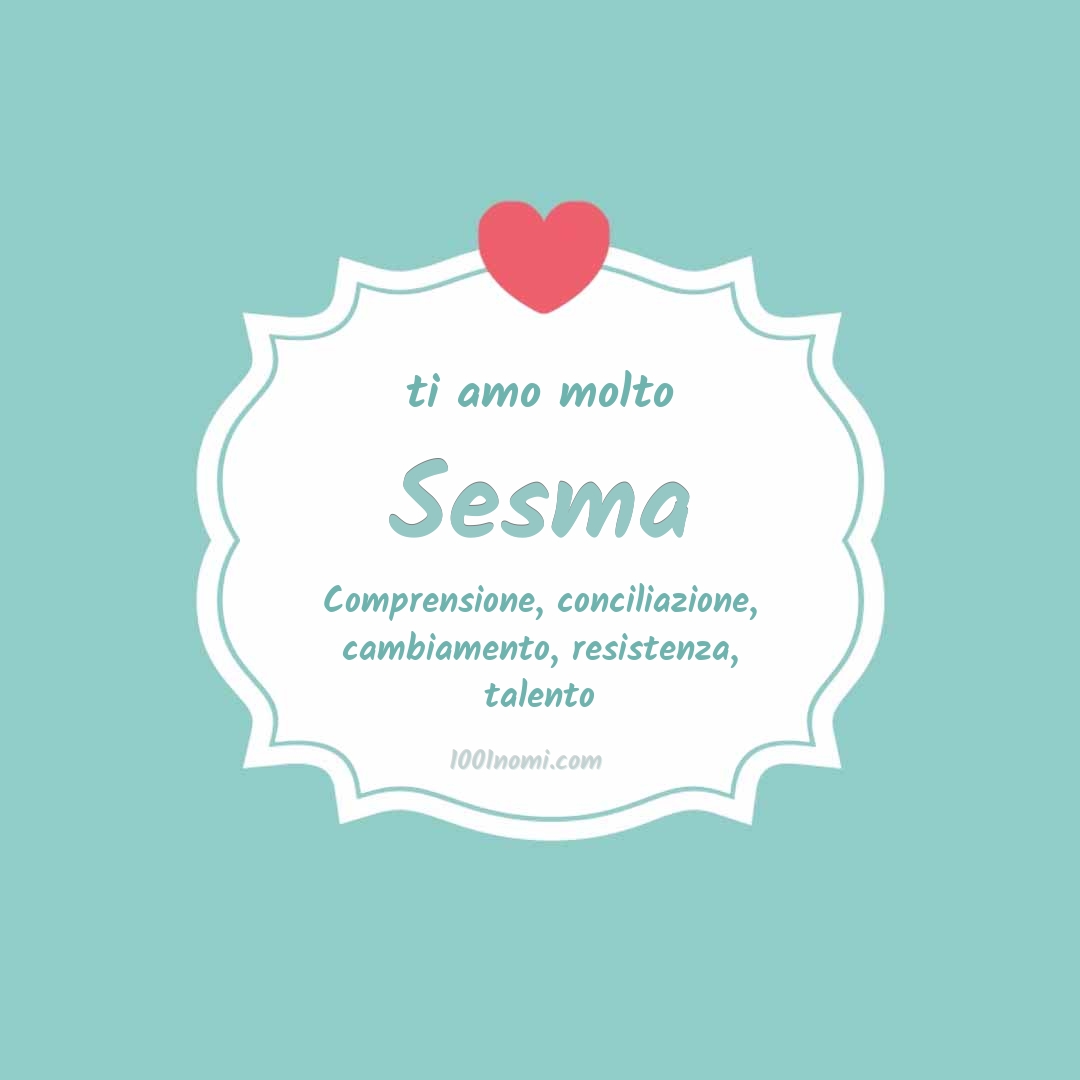 Ti amo molto Sesma