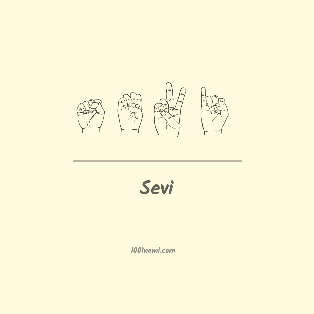 Sevi nella lingua dei segni