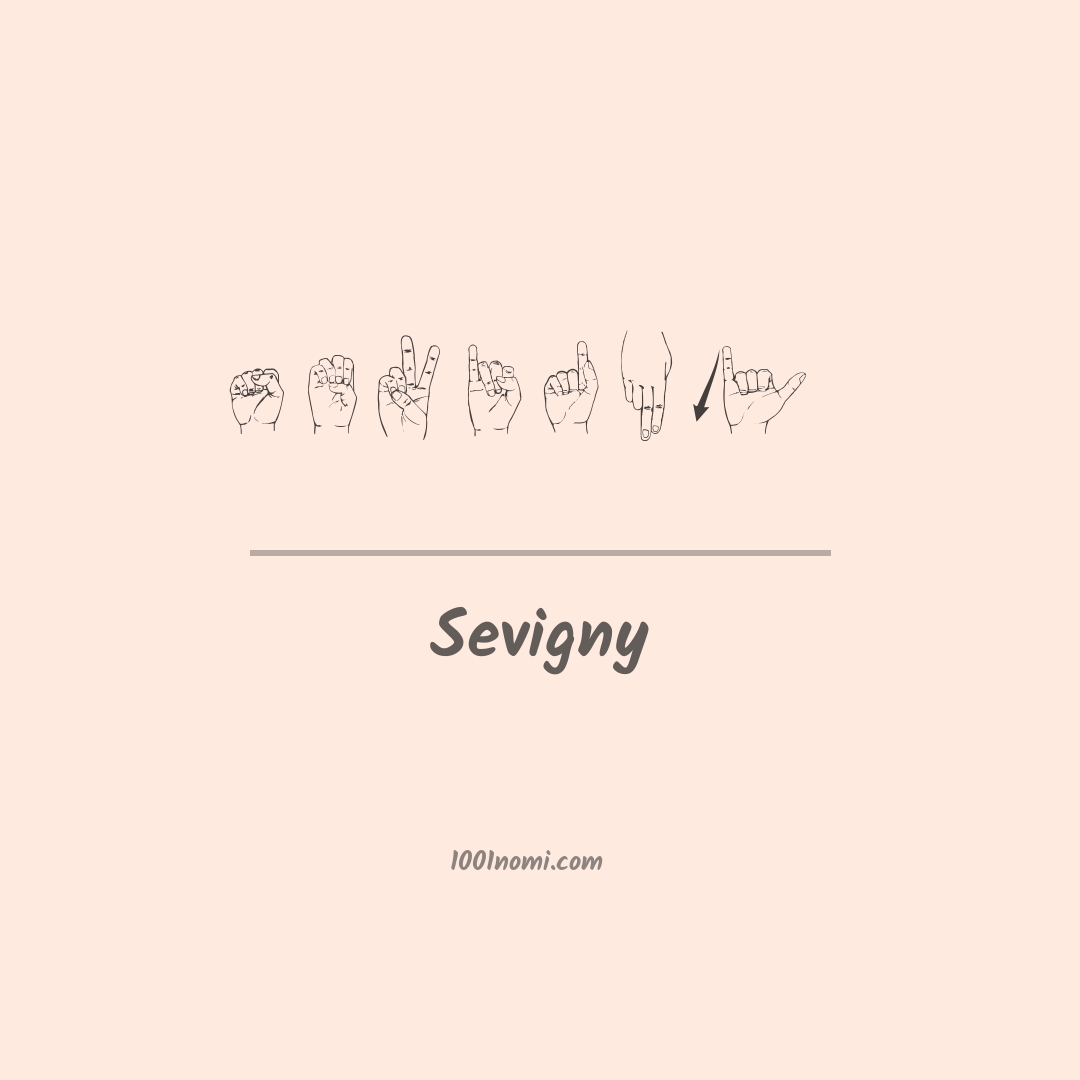 Sevigny nella lingua dei segni