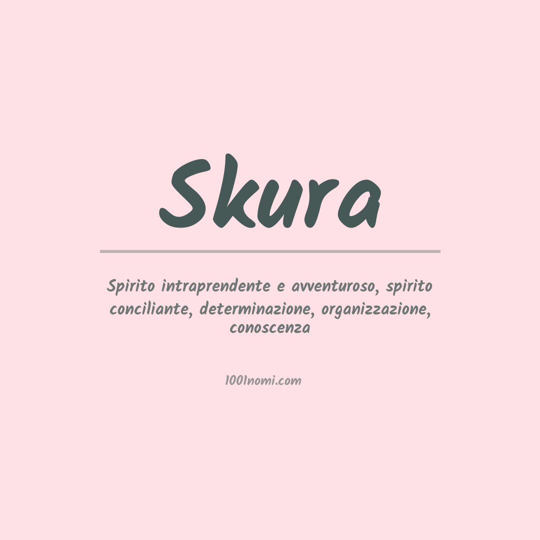 Significato del nome Skura