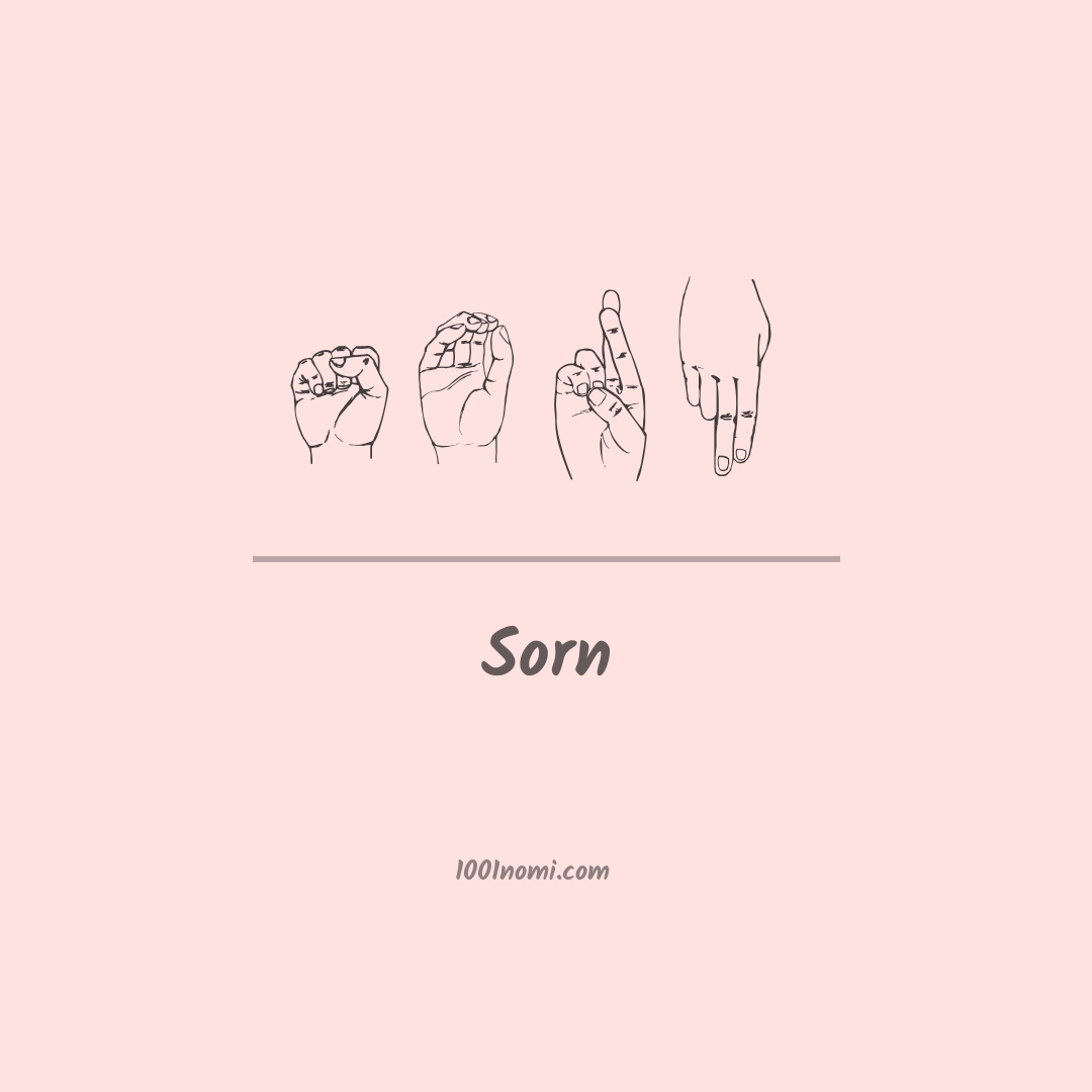 Sorn nella lingua dei segni