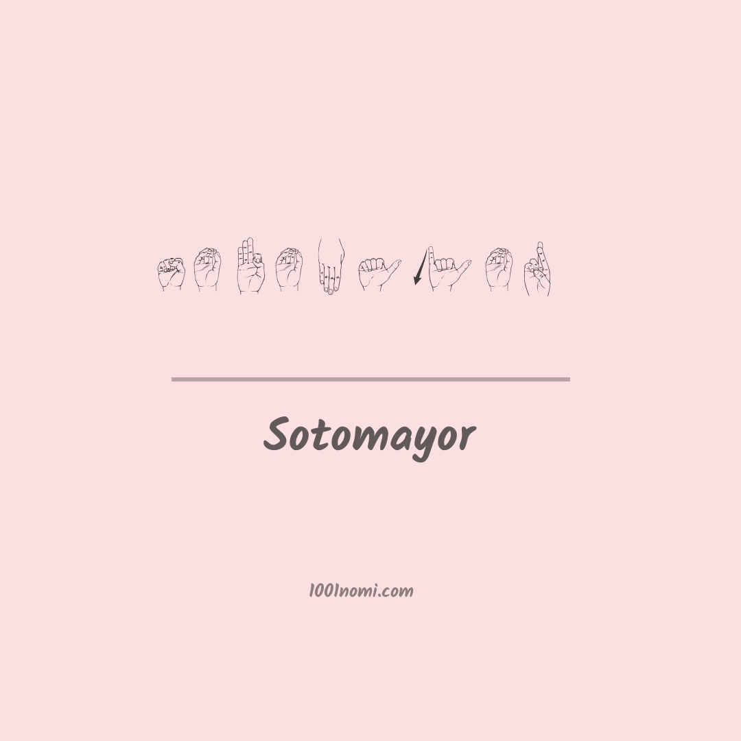 Sotomayor nella lingua dei segni Sotomayor nella lingua dei segni