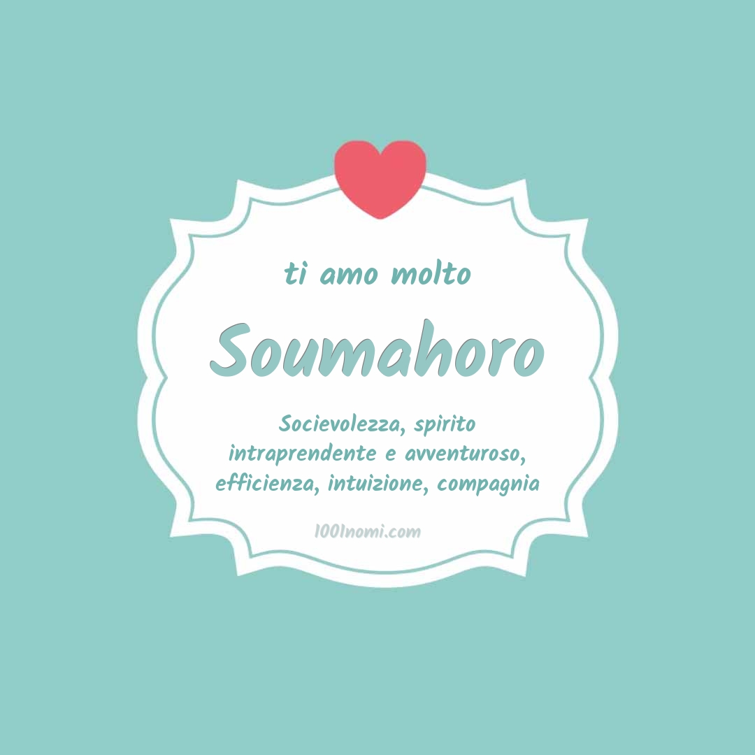 ti amo molto Soumahoro Ti amo molto Soumahoro