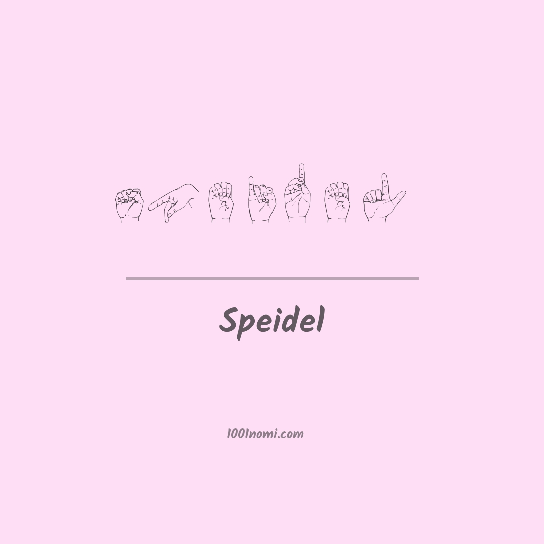 Speidel nella lingua dei segni